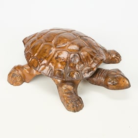 Golden Novelty Company Metal Turtle Spittoon