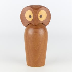 Mid-Century Skjode Skjern Danish Teak Owl Figure