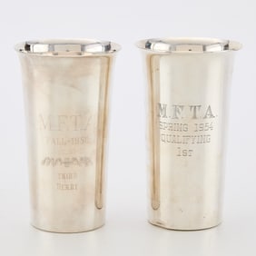 2 Sterling Mint Julip Cups 8.975 g