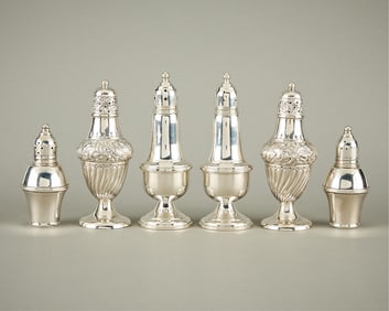 Pairs Sterling Salt & Pepper Shakers 540.0 g