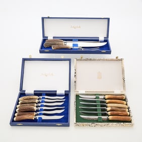 15 Antler Handled Knives