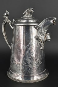 Large Silver Plate Pitcher
