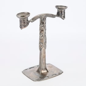 Archibald Knox Pewter Tudric Candelabrum JB 2726