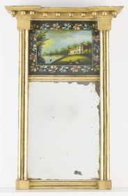 Federal Style Eglomise Mirror