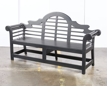 Lutyens Style Teak Garden Furniture Arm Bench
