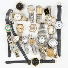 Group Assorted Vintage Men's Wristwatches