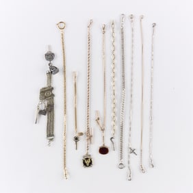 Group of 10 Watch Chains