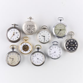 Group 9 Base Metal Pocket Watches