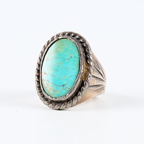 SW Style Sterling & Turquoise Ring