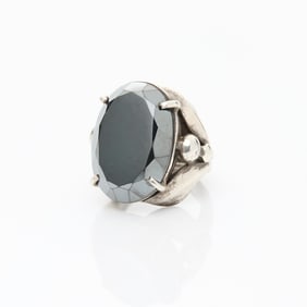 Silver Fashion Ring, Sz 6