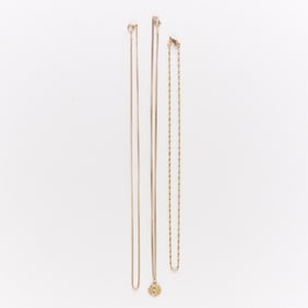 Group 3 14k Yellow gold Chains