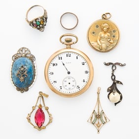 Group Antique & Vintage Jewelry