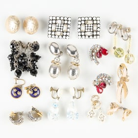 Group Costume Jewelry Earrings