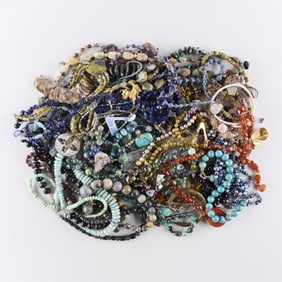 Large Group Misc. Hardstone & Pearl Jewelry