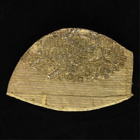 Gold Embroidered Festive Bonnet