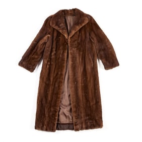 Brown Mink Fur Coat