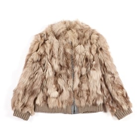 Knit Fur Jacket