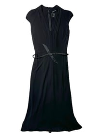 Carmen Marc Valvo Black Dress