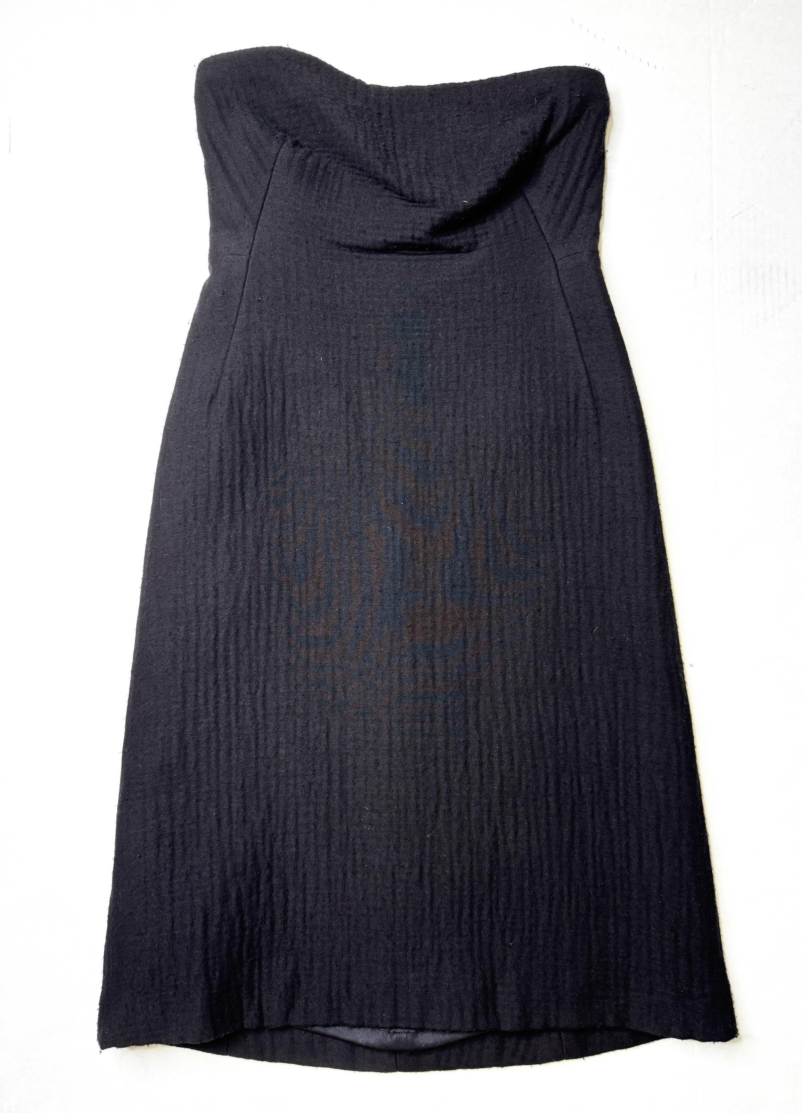 Donna Karan Strapless Wool Dress (1 of 6)