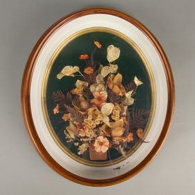 Vintage Dried Floral Bouquet Arrangement