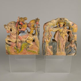 2 Sicilian Cart Fragments