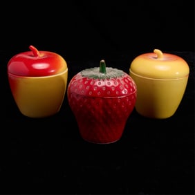 3 Hazel-Atlas Milk Glass Jelly Jars