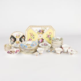 45 Pcs Helena Wolfsohn After Meissen Tableware