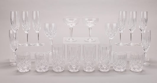 20 Pcs Gorham Crystal Glass Drinkware
