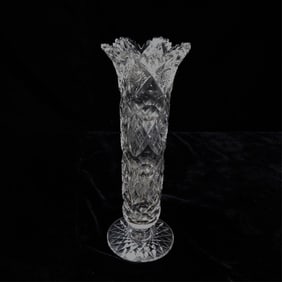 Cut Glass Crystal Vase