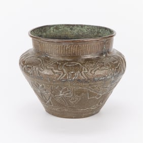 Egyptian Revival Copper Grand Tour Planter