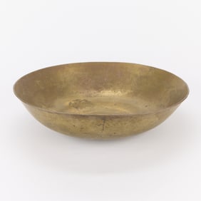 Large Chinese Brass Dragon Tray