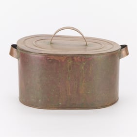 Vintage Copper Daubiere Braising Pan