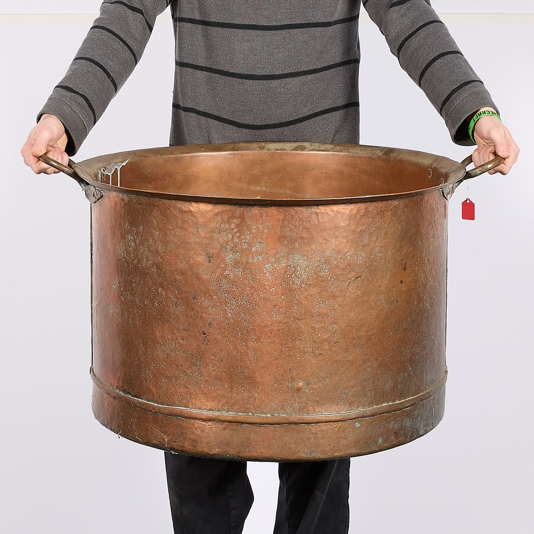 Large Vintage Copper Stockpot Kettle (1 of 3)