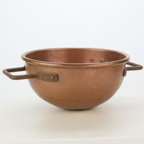 Large Brass Candy Kettle Bucket