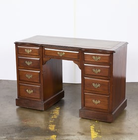 Georgia Style Executive Double Pedestal Wood Desk