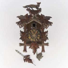 Antique German Black Forest Style Cuckoo Clock