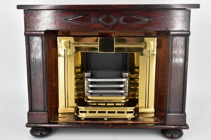 Vintage Salesman's Sample of a Fireplace