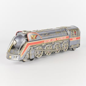 Vtg Overland Express Railway Tin Toy 3140