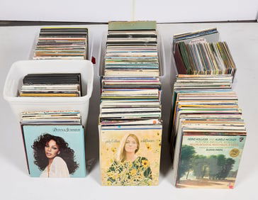 Lrg Grp Assorted Vinyl LP Music Records