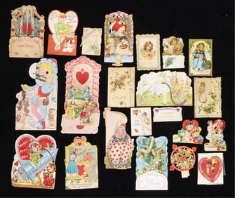 Grp 20th c. Vintage Valentine's Day Cards