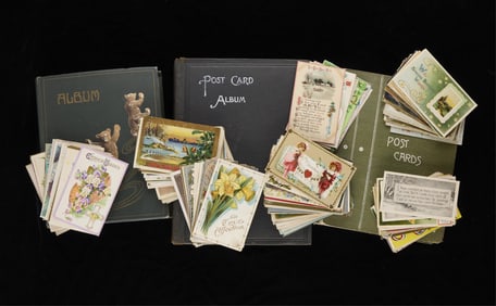 Group Assorted Vintage Postcards