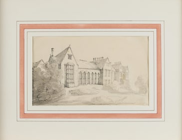 Pair of English Church Drawings