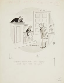 Matt Curzon Nifty Gags Courtroom Cartoon