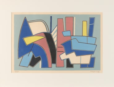 Albert Magnelli Abstract Lithograph 38/75