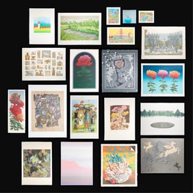 Lrg Group of Assorted Prints