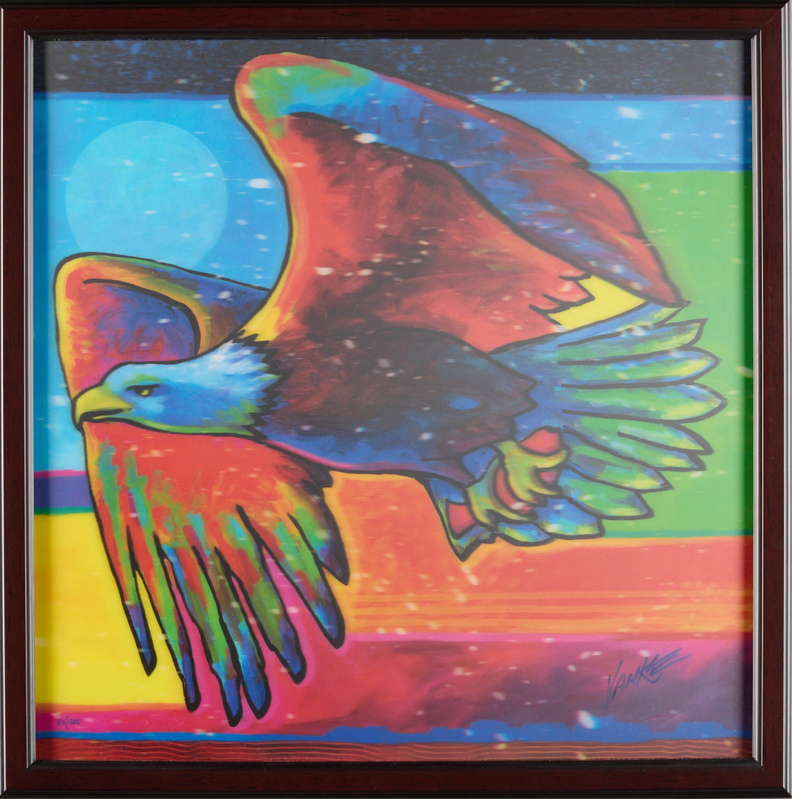 Tim Yanke "Soaring Eagle" Lithograph (1 of 9)