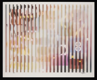 Yaacov Agam "Intimate Secret: Sweet Secret" Agamograph