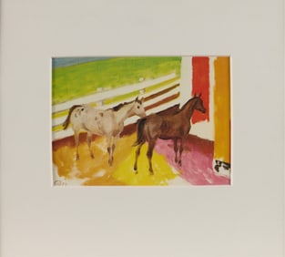 Print After Cameron Booth "Bay & Gray" Painting 1973