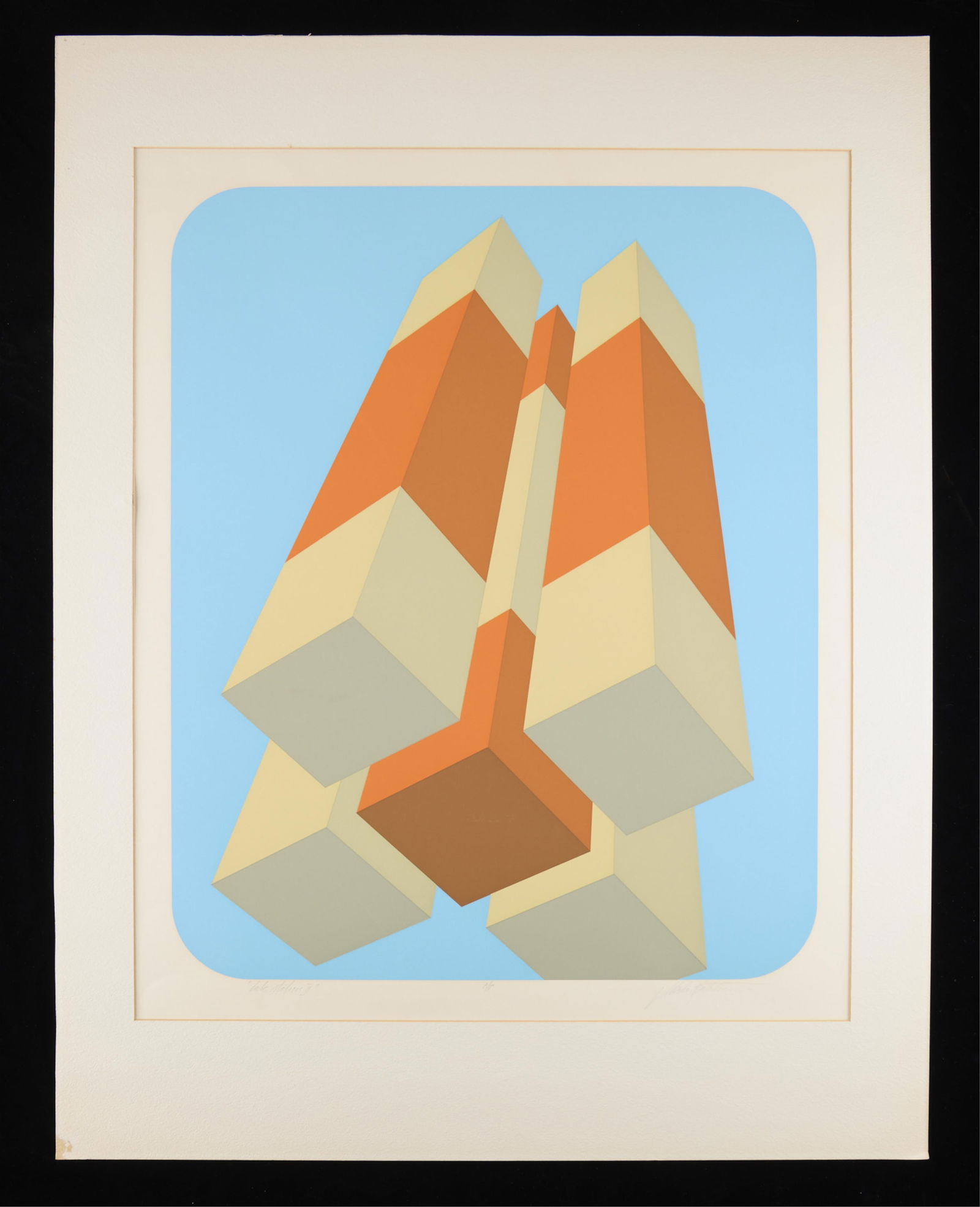 Marko Spalatin "Cube Station II" Serigraph (1 of 4)