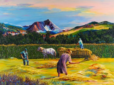 Ken Fader "Below the Alps" Painting